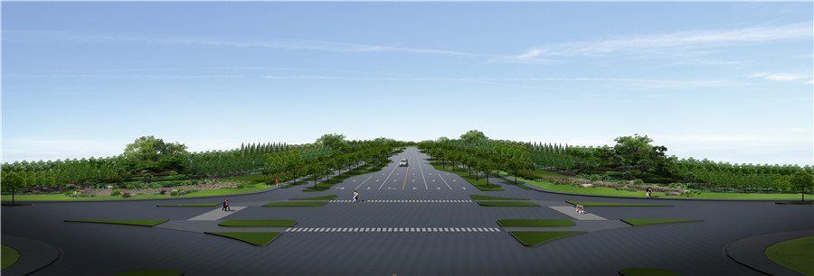 温岭市东部新区第2、3、4、5街沿线绿化工程